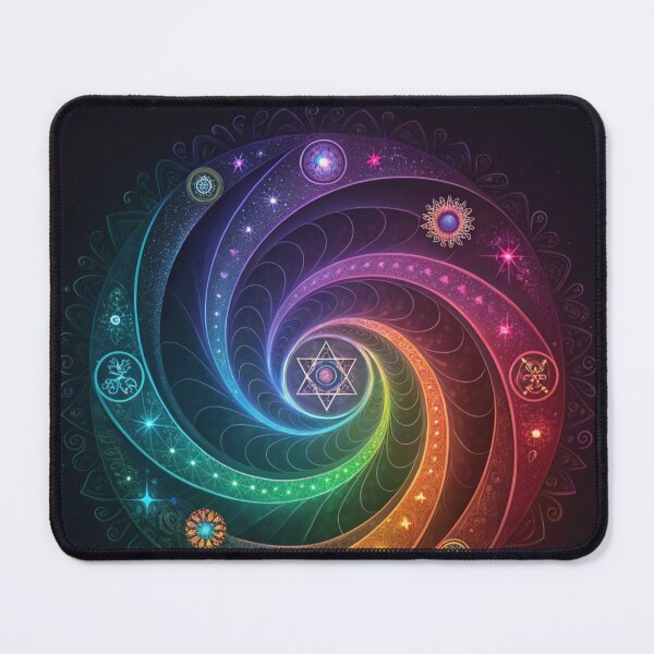 Item preview, 3 D Spiral of rainbow energy designed and sold by Lucky 777.