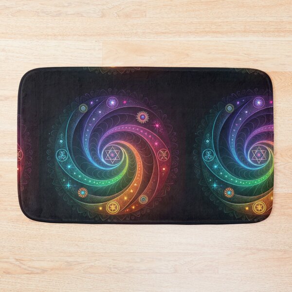 Item preview, 3 D Spiral of rainbow energy designed and sold by Lucky 777.