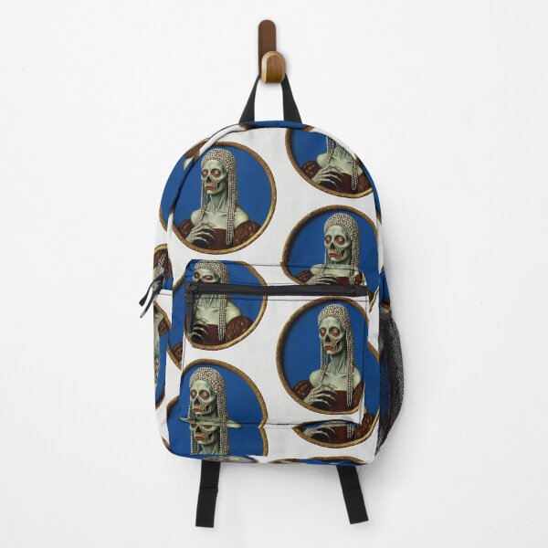 Item preview, Lady Rotte'nmouth Fi'shc'heeks a creepy citizen of Innsmouth lovecraftian Deep Ones painting horror art designed and sold by Vintage Designs +.