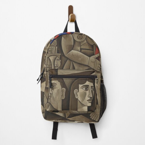 Item preview, Cubist Embrace: Humanity's Shared Heart designed and sold by AgingeR.