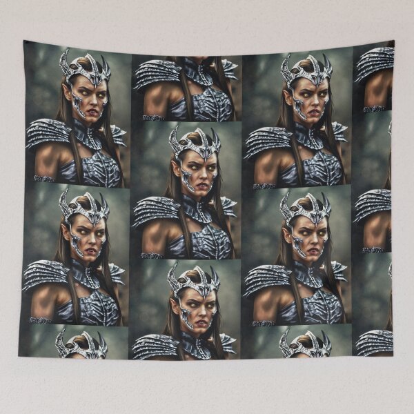 Item preview, Queen of the Vampire warriors fantasy art designed and sold by Vintage Designs +.