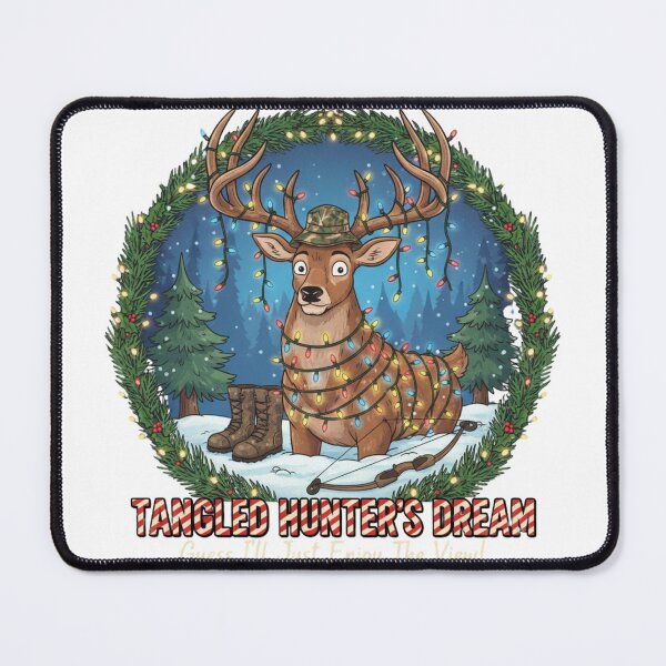 Item preview, Hunting Reindeer Deer Xmas Lights - Funny Hunter Christmas Jumper designed and sold by Wear Sculpt.