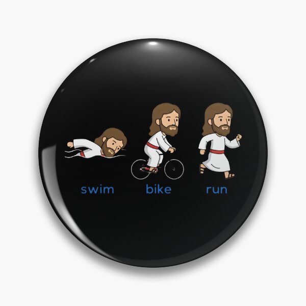 Item preview, Holy Triathlon – Swim, Bike, Run designed and sold by SidTastic .