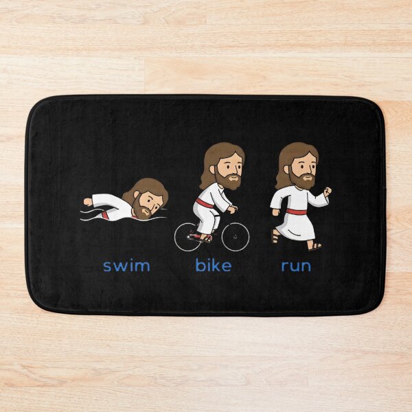 Item preview, Holy Triathlon – Swim, Bike, Run designed and sold by SidTastic .
