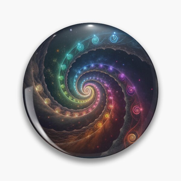 Item preview, 3 D Spiral of rainbow energy designed and sold by Lucky 777.