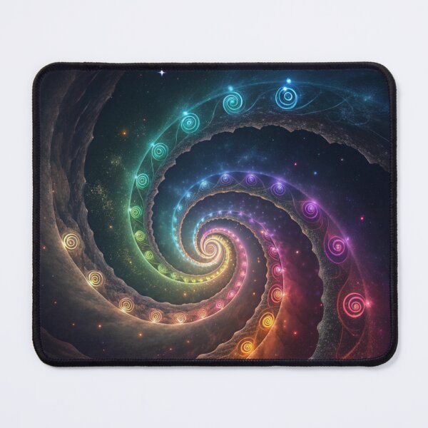 Item preview, 3 D Spiral of rainbow energy designed and sold by Lucky 777.