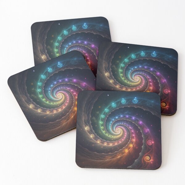 Item preview, 3 D Spiral of rainbow energy designed and sold by Lucky 777.