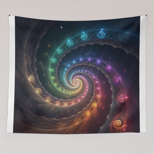 Item preview, 3 D Spiral of rainbow energy designed and sold by Lucky 777.
