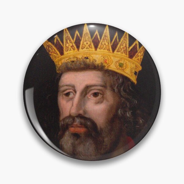Item preview, King Edward I of England medieval portrait art designed and sold by Vintage Designs +.