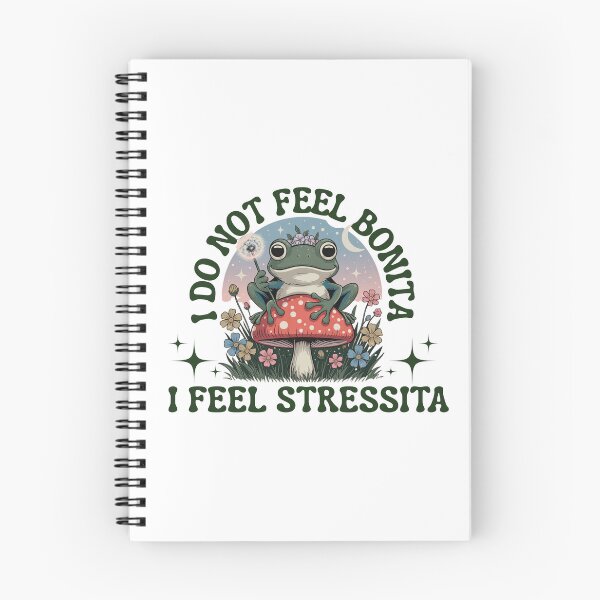 Item preview, I Do Not Feel Bonita I Feel Stressita Funny Frog Meme  designed and sold by ZACK ART.