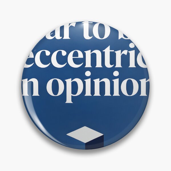 Item preview, Unconventional Quote Poster - Eccentric Opinion Wall Art designed and sold by Cosmopolis.