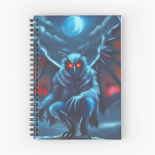 Item preview, The Owl Man Cryptid illustration art designed and sold by Vintage Designs +.