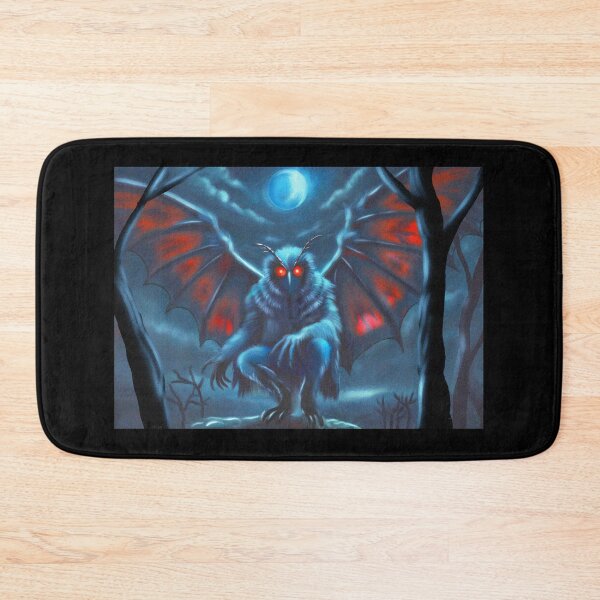Item preview, The Owl Man Cryptid illustration art designed and sold by Vintage Designs +.