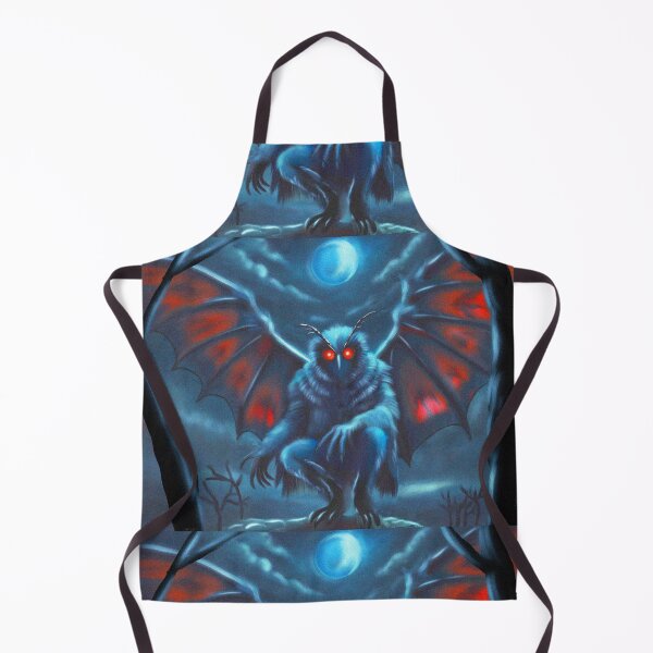 Item preview, The Owl Man Cryptid illustration art designed and sold by Vintage Designs +.
