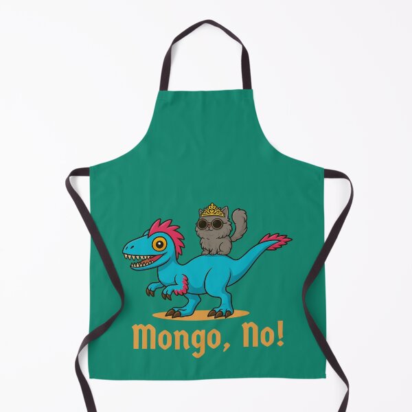 Artikelvorschau, Katzenprinzessin reitet auf einem Donut-Monster und sagt „Mongo Nein“ entworfen und verkauft von RollForDesignCo.