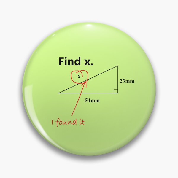 Item preview, Find X Triangle Math Joke – Funny Geometry Design | Math Humor for Students & Teachers designed and sold by sciencefacts.