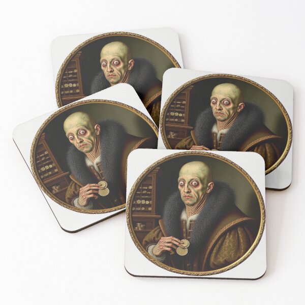 Item preview, Bog Eye'd von Crys'tylep's a creepy citizen of Innsmouth lovecraftian Deep Ones painting horror art designed and sold by Vintage Designs +.