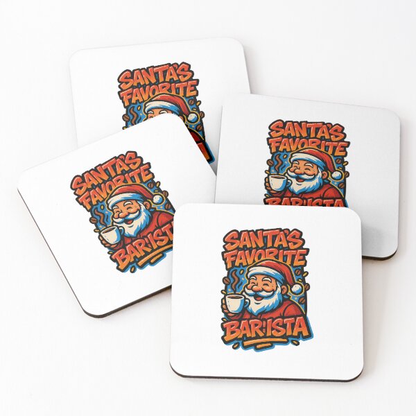 Item preview, Santa’s Favorite Barista – Graffiti Coffee Christmas designed and sold by BoldApparel.