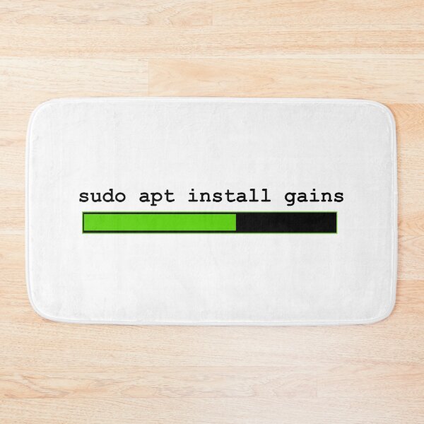 Item preview, Gym bro/Coder "Install gains" designed and sold by ONWA Designs.