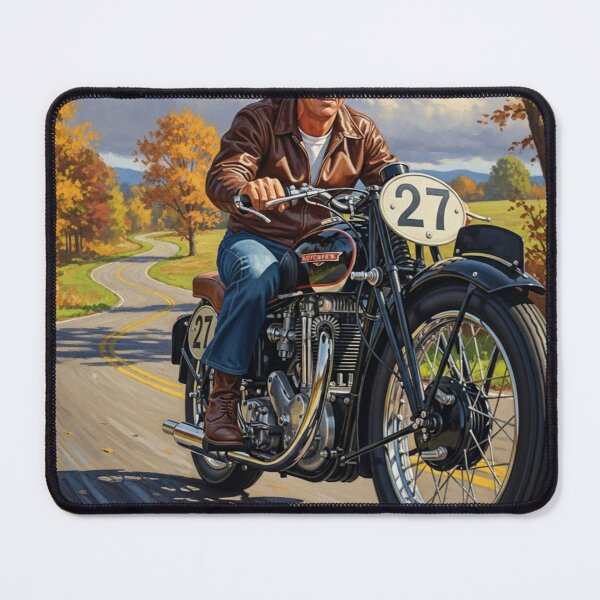 Item preview, The Coolest on Two Wheels - Autumn Ride designed and sold by Art's Diner.