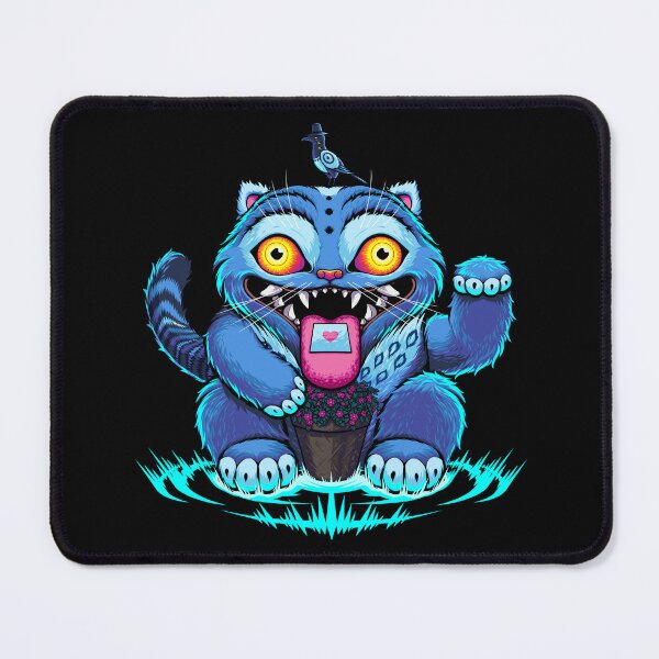 Item preview, Lucky Derpy Blue Tiger designed and sold by zybbhorn.