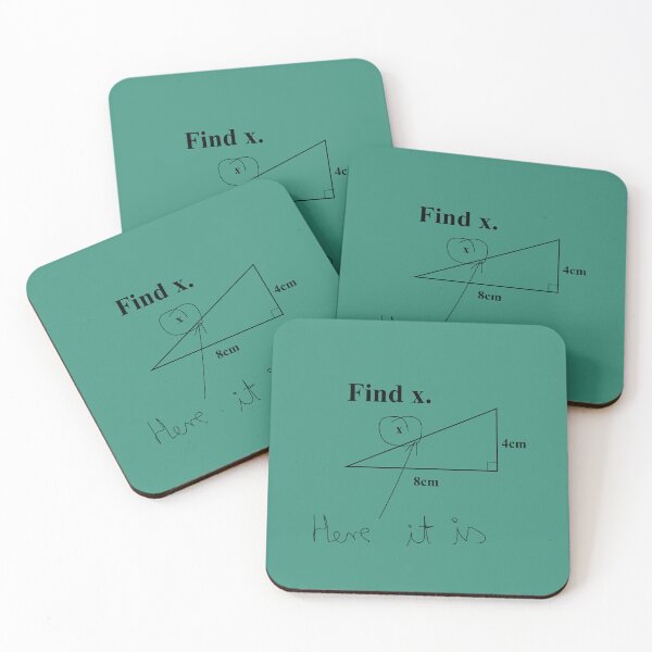 Item preview, Find X Triangle Math Joke – Funny Geometry Design | Math Humor for Students & Teachers designed and sold by sciencefacts.