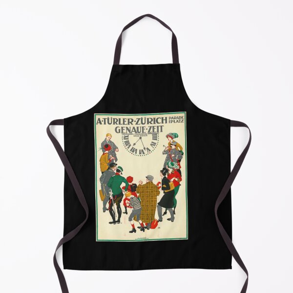 Item preview, Vintage A Turler Clock Poster | Art Nouveau Style | Zurich Watch Ad | Exact Timekeeping | Paradeplatz Swiss Heritage designed and sold by artofuniverse.