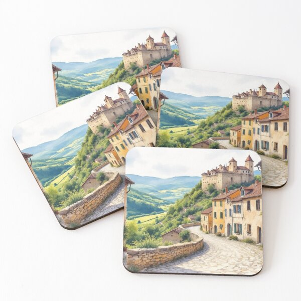 Item preview, Village in Aveyron (France - Occitanie) designed and sold by jefboutique6150.