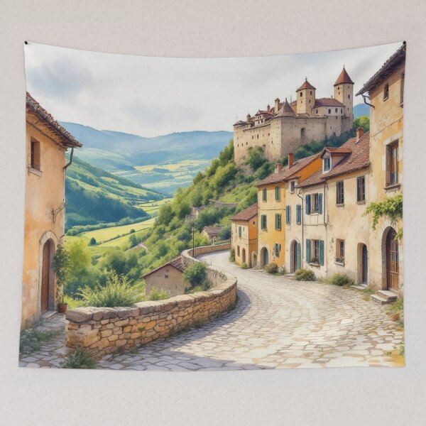 Item preview, Village in Aveyron (France - Occitanie) designed and sold by jefboutique6150.
