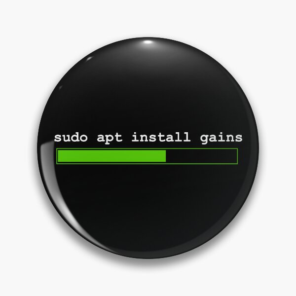 Item preview, Gym bro/Coder "Install gains" designed and sold by ONWA Designs.