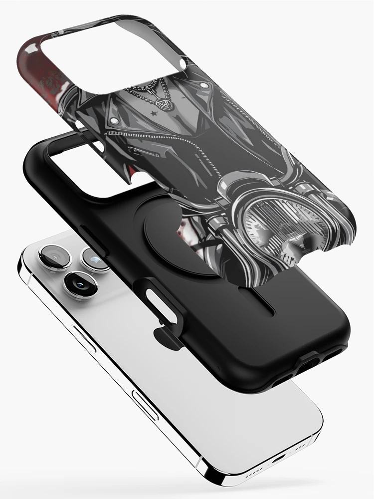 Thumbnail 2 of 4, iPhone Case, Fearless Rider designed and sold by Snappy Doodles.