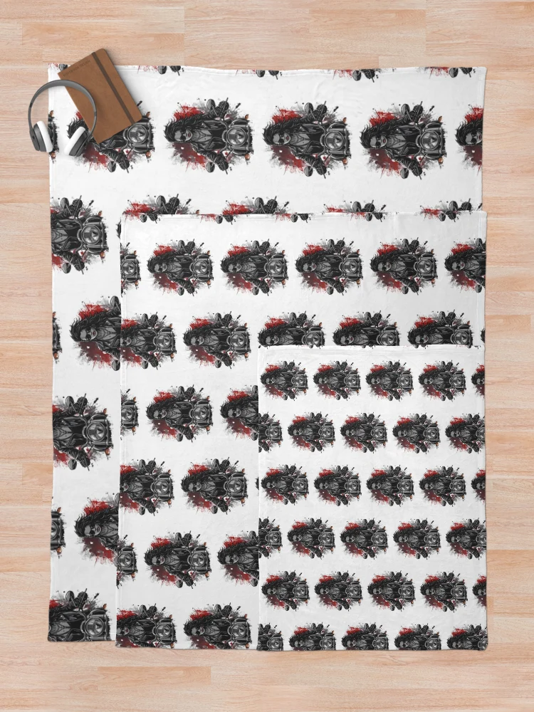 Thumbnail 5 of 6, Throw Blanket, Fearless Rider designed and sold by Snappy Doodles.