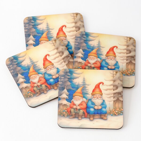 Item preview, Christmas Vintage Design Scandinavian Style Father Christmas Tompte designed and sold by LanaGustavsson.