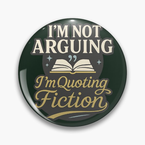 Item preview, I'm Not Arguing I'm Quoting Fiction Book Lover Tee designed and sold by PunchDrop.
