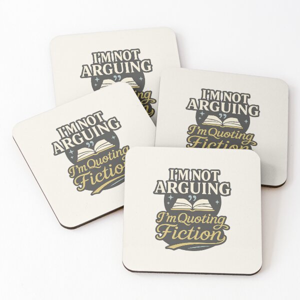 Item preview, I'm Not Arguing I'm Quoting Fiction Book Lover Tee designed and sold by PunchDrop.