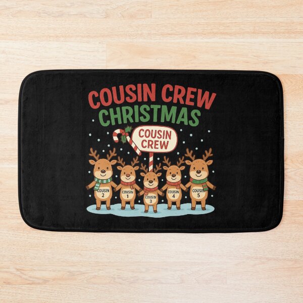 Item preview, Cousin Crew Christmas – Cute Matching Reindeer Family Shirt for Kids and Holiday Gatherings designed and sold by AddictiveDesign.