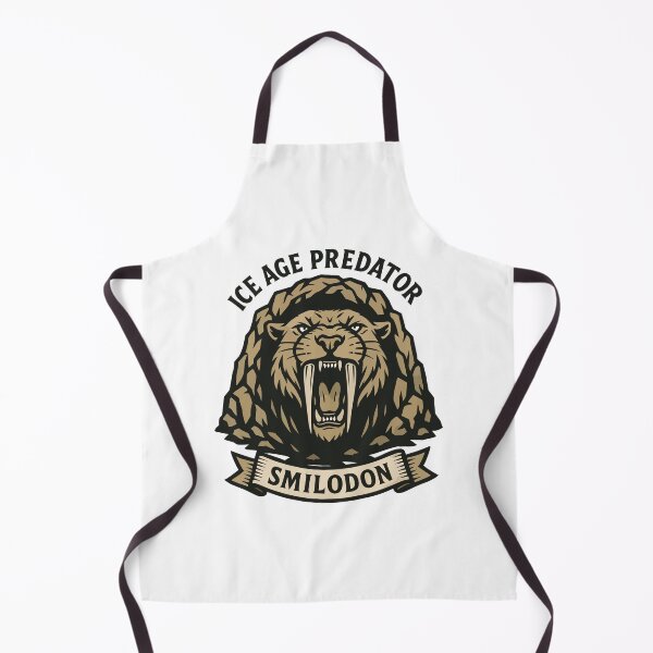 Item preview, Smilodon Ice Age Predator – Saber-Toothed Cat Illustration designed and sold by WildlifeInc.