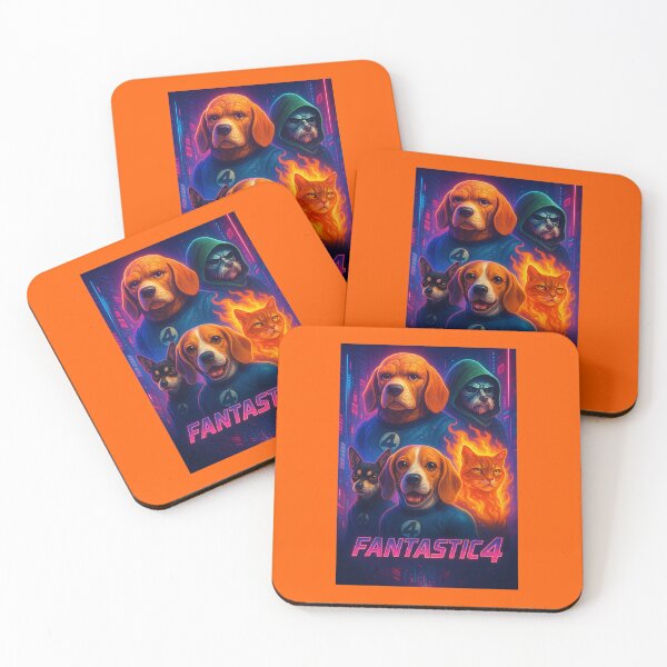 Artikelvorschau, Fantastic Four (Haustier-Edition) entworfen und verkauft von Grey Area Visionaries.