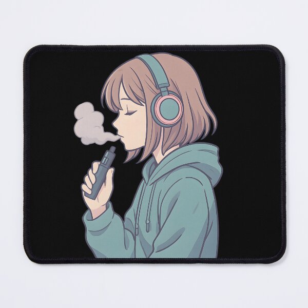 Item preview, Chill Vape Anime Girl Aesthetic designed and sold by House of Taste Vape Designs.