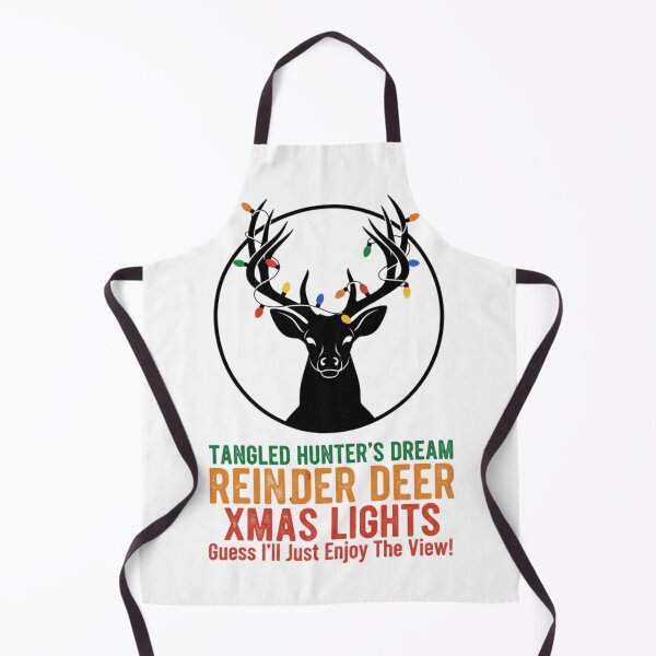 Item preview, Minimalist Deer Silhouette Christmas Lights - Funny Hunter Xmas Gift designed and sold by Wear Sculpt.