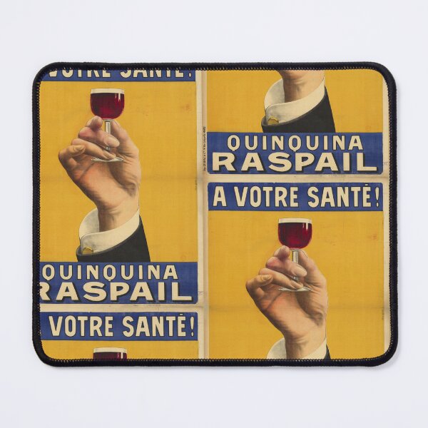 Item preview, Vintage Quinquina Raspail Poster | Art Deco Advertising Print | Quinine Aperitif Wall Art | Bold Colors & Realistic Illustration designed and sold by artofuniverse.