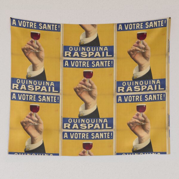 Item preview, Vintage Quinquina Raspail Poster | Art Deco Advertising Print | Quinine Aperitif Wall Art | Bold Colors & Realistic Illustration designed and sold by artofuniverse.