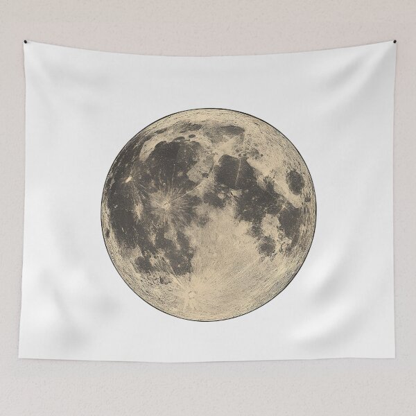 Item preview, The Full Moon in Detail designed and sold by CreativPurpose.