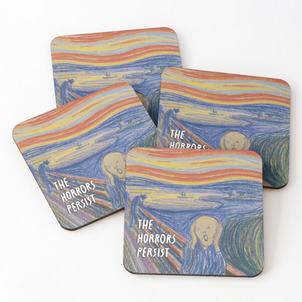 Item preview, The Horrors Persist. Munch designed and sold by AvantGardeHumor.