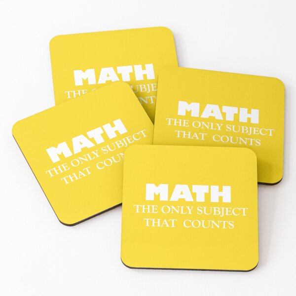 Item preview, Math the Only Subject That Counts – Funny Math Quote Design | STEM & Nerd Humor designed and sold by sciencefacts.