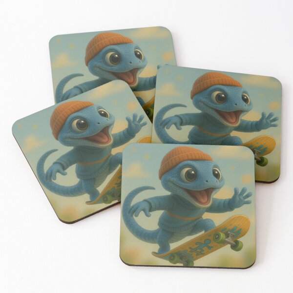 Item preview, Skater Blue Racer Snake designed and sold by Sillytoe.