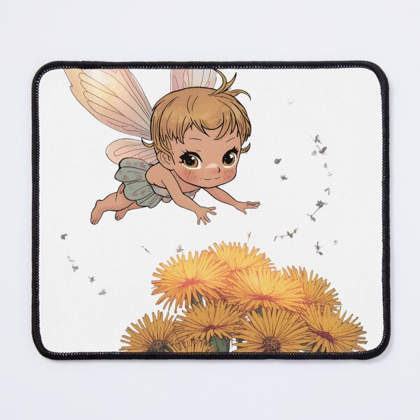 Item preview, Tiny Fairy Flying Above Dandelions designed and sold by Valeree Store.