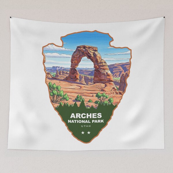 Aperçu de l'œuvre Pointe de flèche du parc national des Arches, Utah créée et vendue par Esskay Designs.