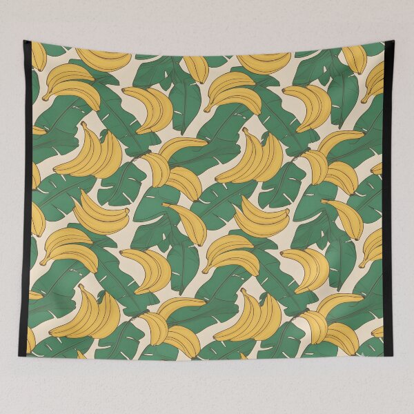 Item preview, Banana Leaf Pattern – Fashion-Inspired Summer Design designed and sold by AEROSPACE-IND.