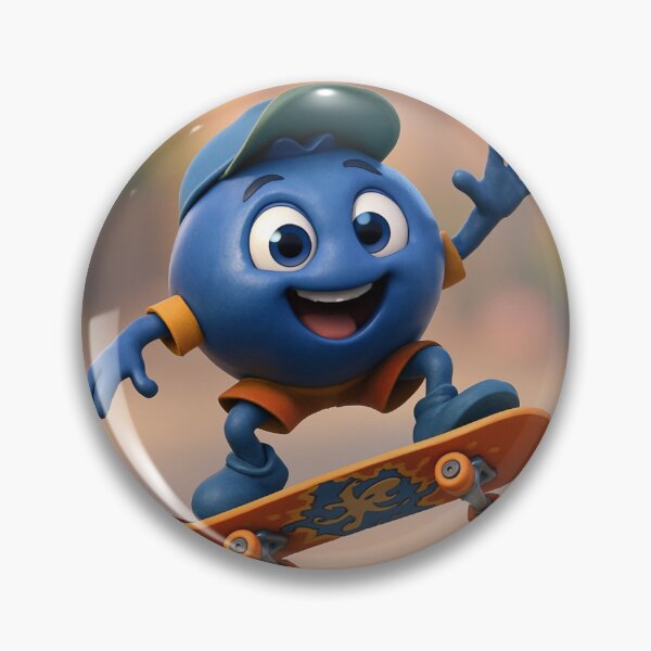 Item preview, Skater Blueberry 1 designed and sold by Sillytoe.